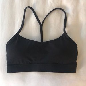 Lululemon Flow Y Bra in black size 4